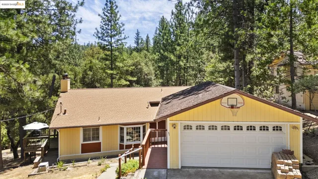 a view of a house with a patio
