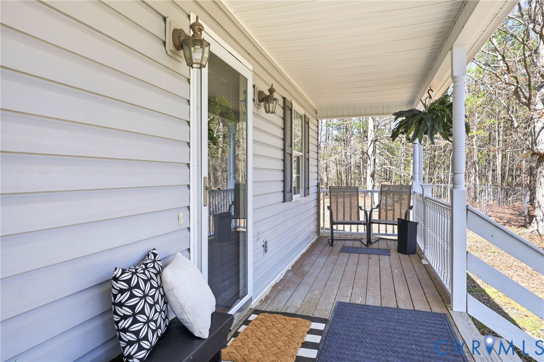 4946 Midway Road Church Road, VA 23833 - Photo 3 of 20 Spacious front porch with beautiful views