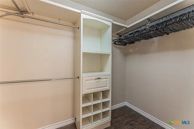 a view of backyard with green space