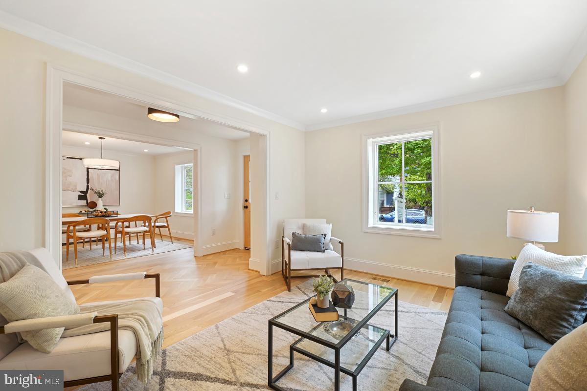 4339 Windom Place Northwest Washington, DC 20016 - Photo 6 of 45 a living room with furniture and a table