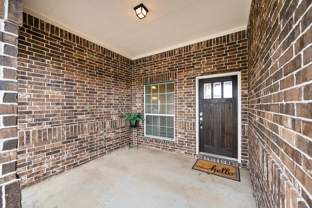 a view of front door