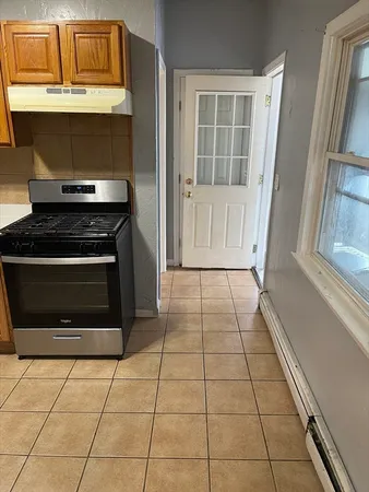 a kitchen with a stove