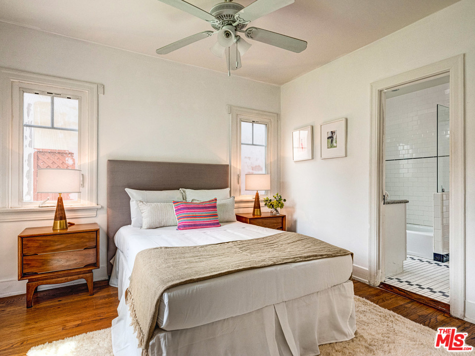 241 Ruth Avenue Venice, CA 90291 - Photo 10 of 25 a bedroom with a bed and a couch