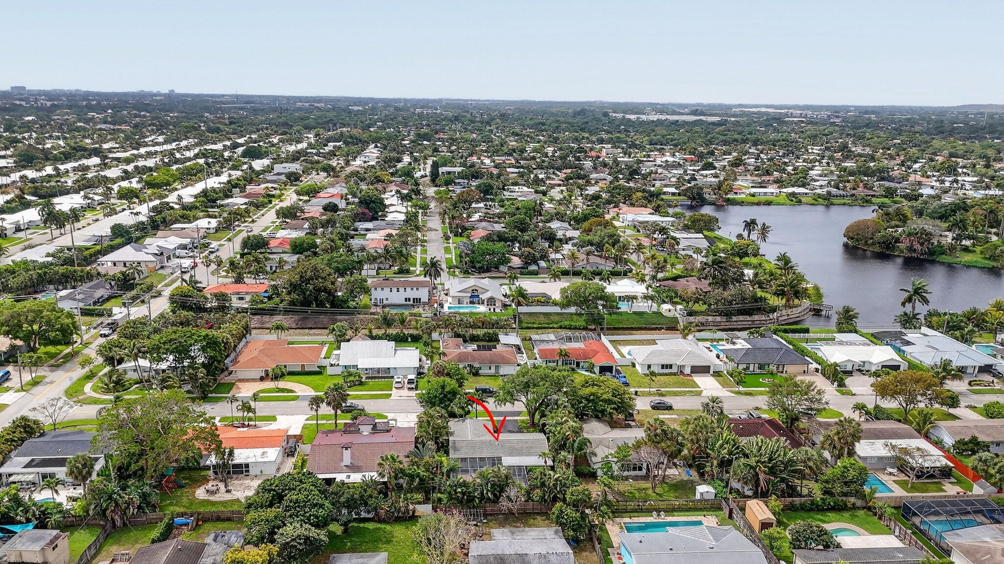 943 Southwest 7th Street Boca Raton, FL 33486 - Photo 50 of 53 Aerial looking South