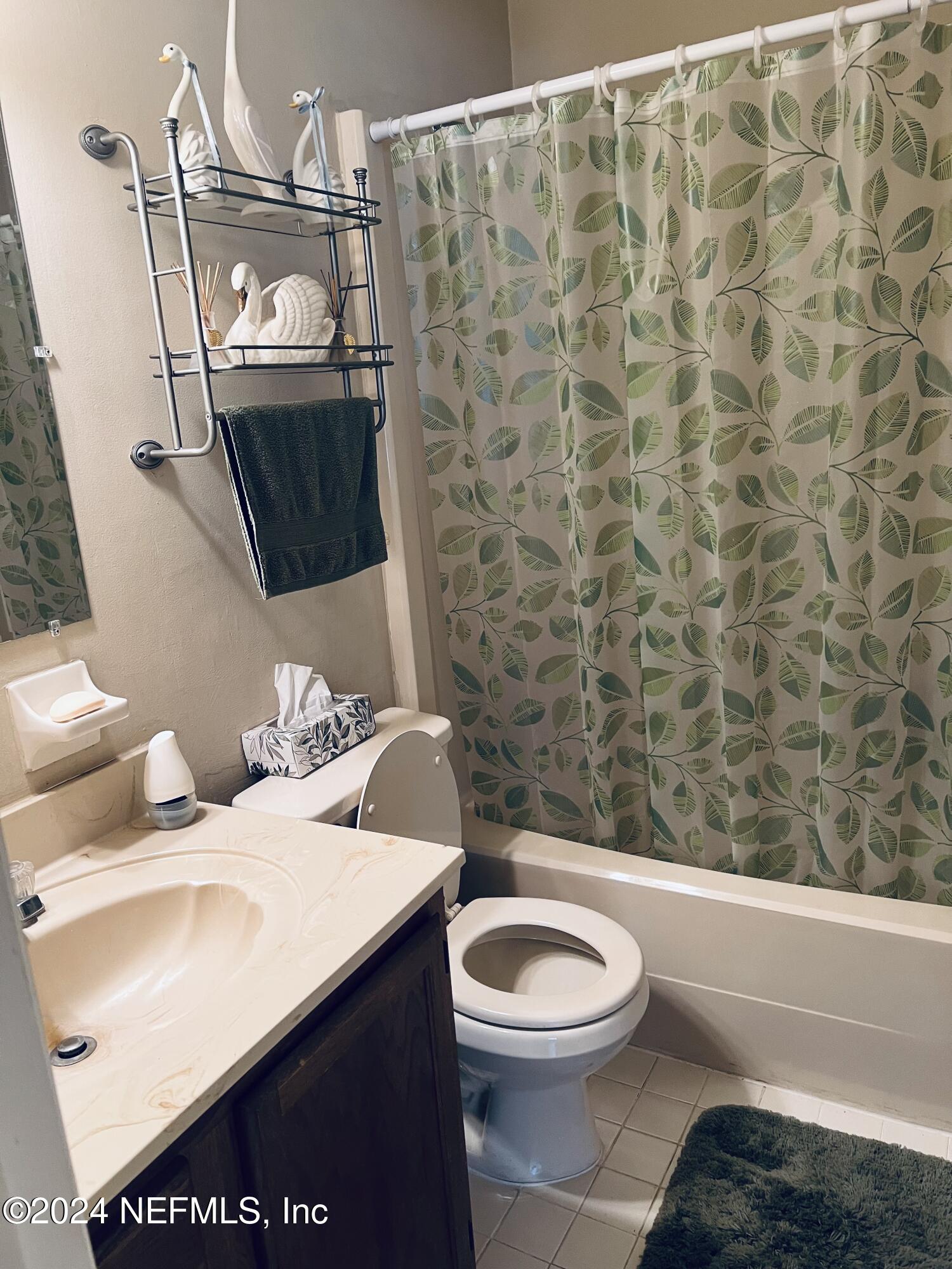 11375 Pine Loop Glen St. Mary, FL 32040 - Photo 14 of 17 a bathroom with a sink a toilet and a mirror