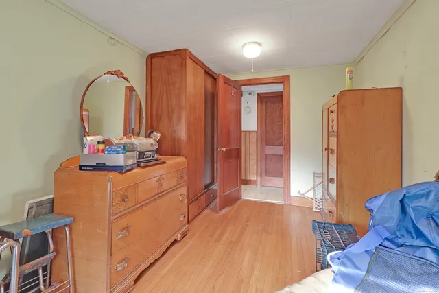 a room with storage and utility