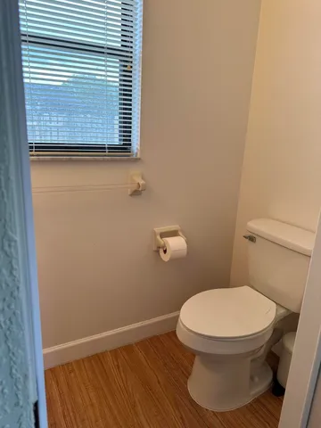 a view of a backyard with a garden