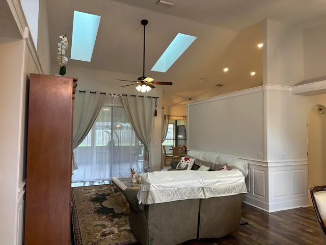 a very nice looking room with a large window