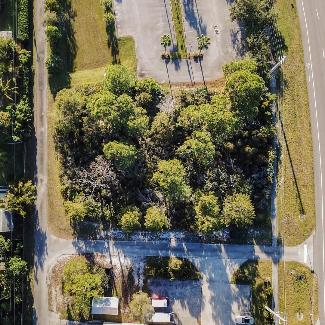 317 Sebastian Boulevard Sebastian, FL 32958 - Photo 3 of 4 an aerial view of a yard with plants