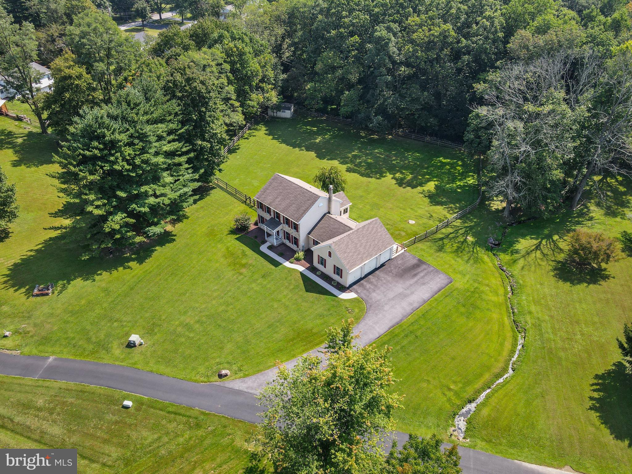 Tree-Lined Lot