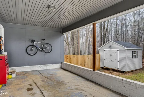 a view of outdoor space with seating