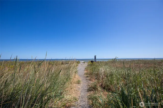 a view of an outdoor space and a lake view