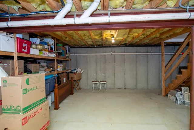 a view of storage and utility room