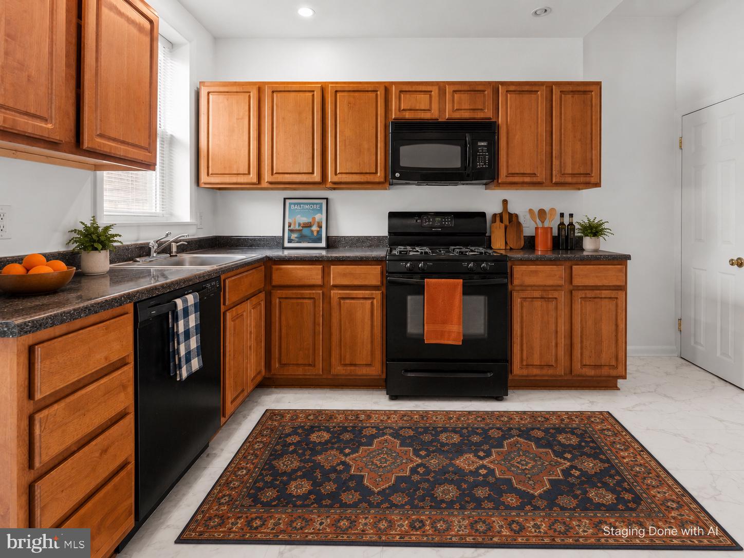 3915 Falls Road Baltimore, MD 21211 - Photo 7 of 23 Warm wood tones in a cozy kitchen.