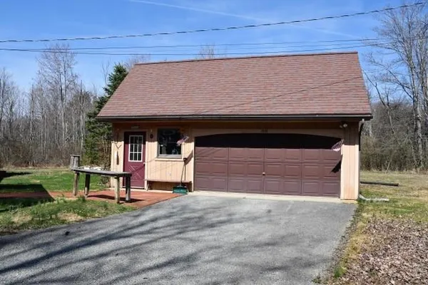 a view of garage