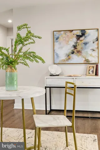 a view of a room with shelf