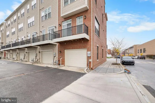 a view of a building with a street
