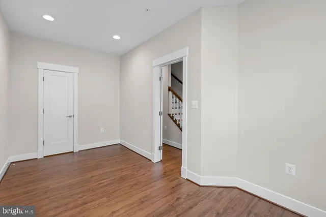 wooden floor in an empty room