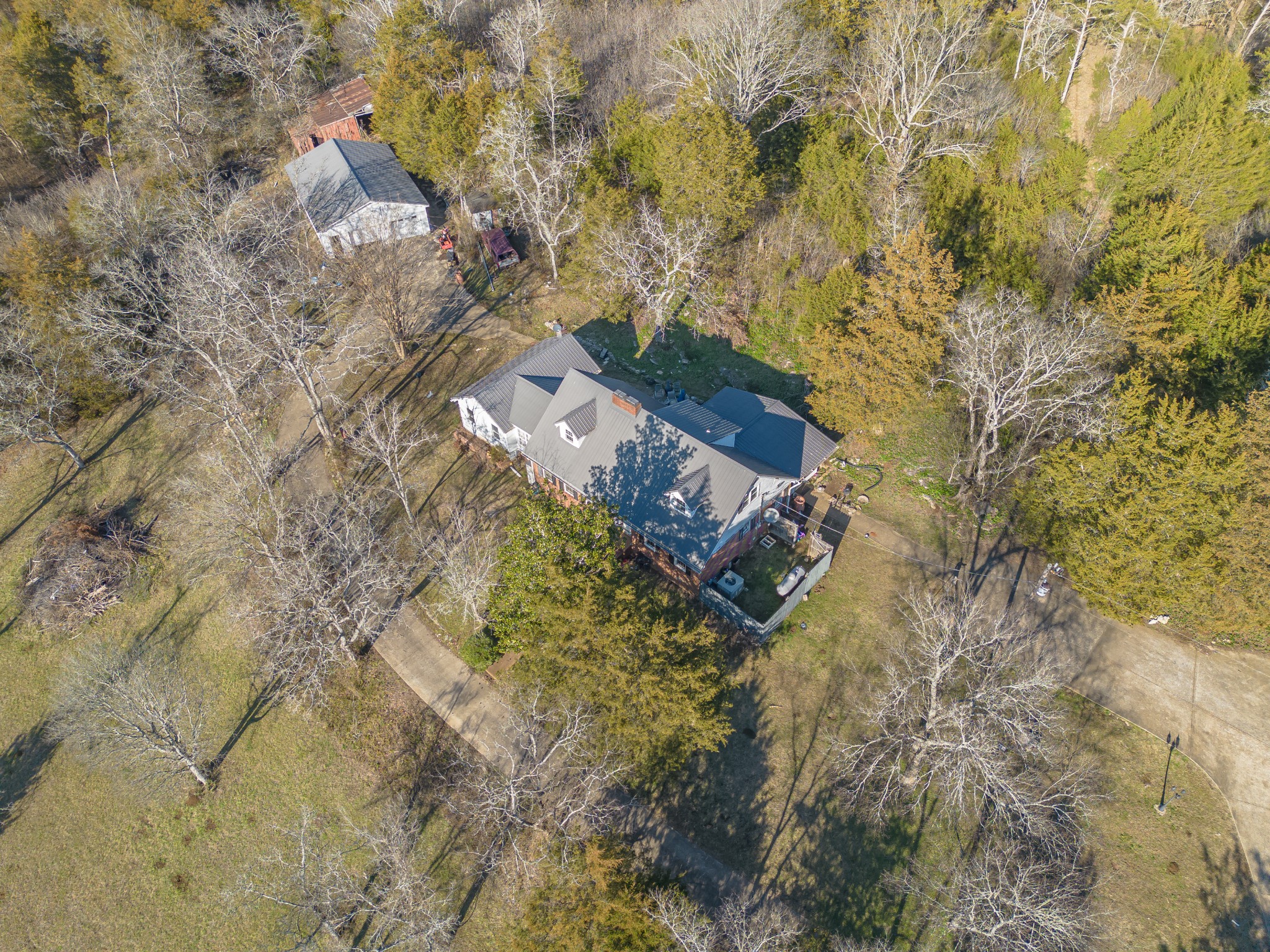 1555 Amos Hamlett Road Pulaski, TN 38478 - Photo 17 of 80 a aerial view of house with yard
