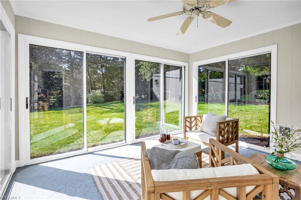 108 Royal Road Jamestown, NC 27282 - Photo 21 of 45 Sunroom with glass doors/Screens.