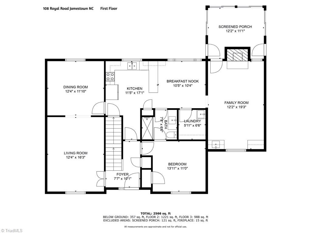108 Royal Road Jamestown, NC 27282 - Photo 44 of 45 First floor