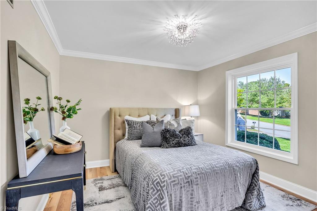 First floor bedroom with full bath.