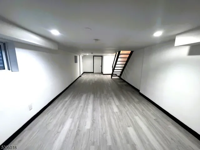 a house with trees in front of it