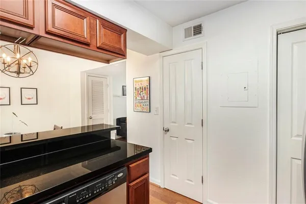 a view of a refrigerator and window