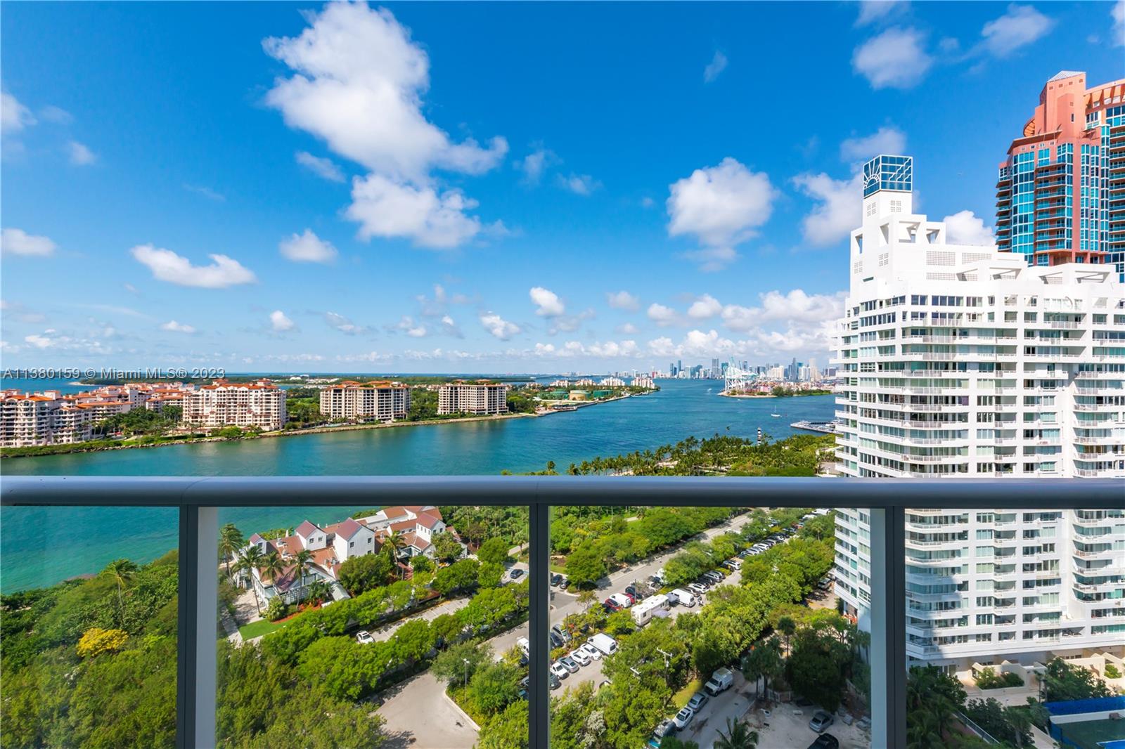 100 South Pointe Drive, Unit 1802 Miami Beach, FL 33139 - Photo 16 of 17 a view of a city from a balcony