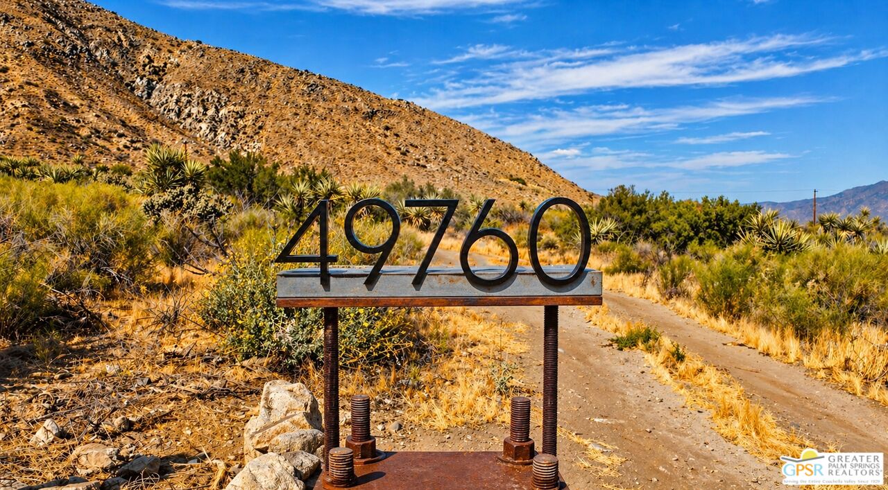 49760 Big Morongo Canyon Road Morongo Valley, CA 92256 - Photo 47 of 47 a sign on the side of a building
