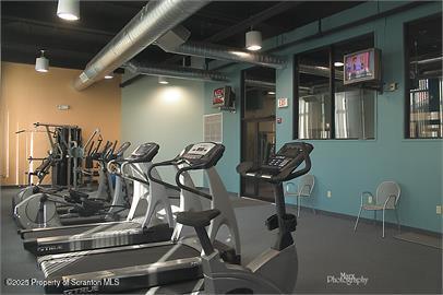 800 James Avenue, Unit 1104 Scranton, PA 18510 - Photo 22 of 35 a view of a room with gym equipment
