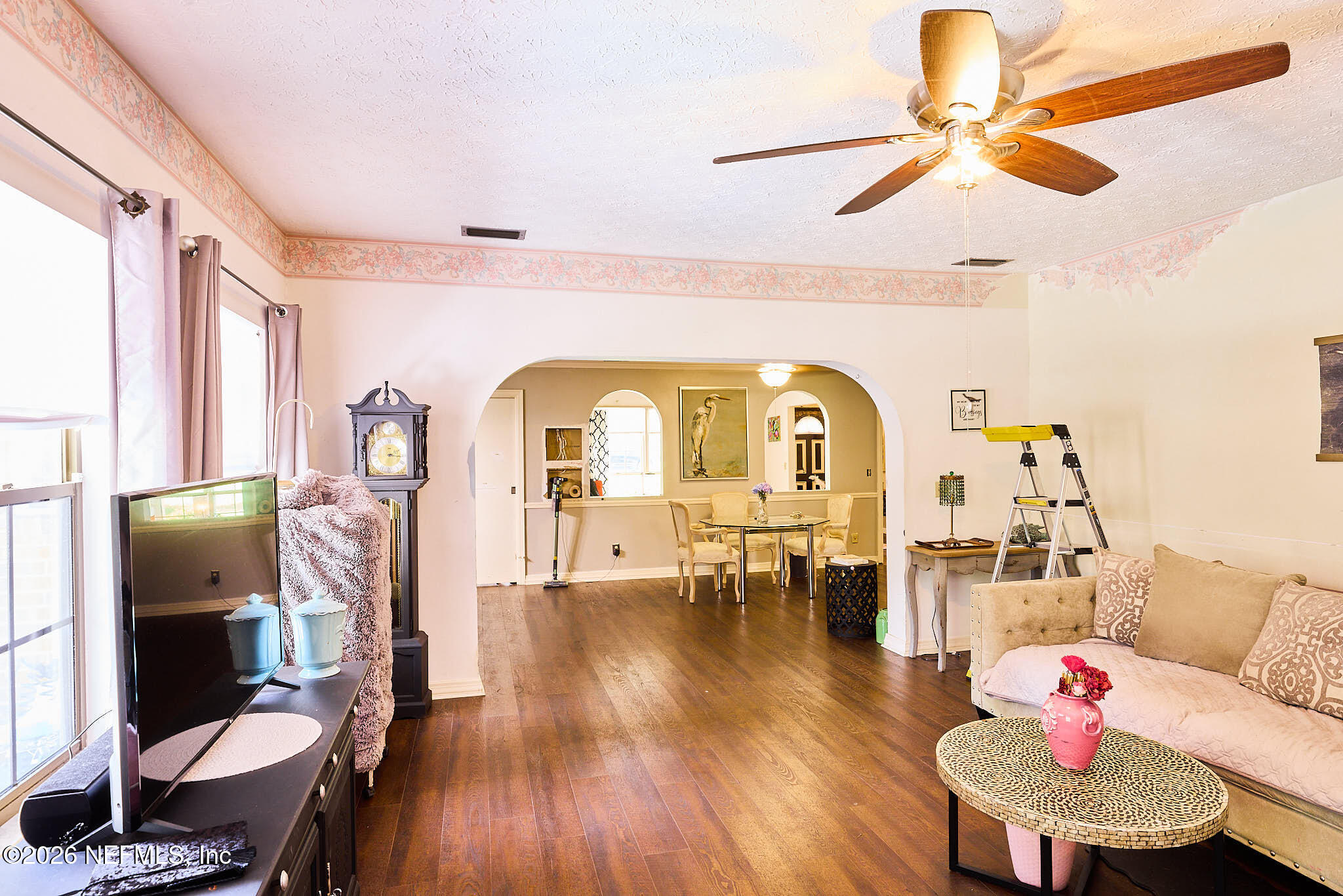 8965 San Rae Road Jacksonville, FL 32257 - Photo 23 of 46 a living room with furniture and wooden floor