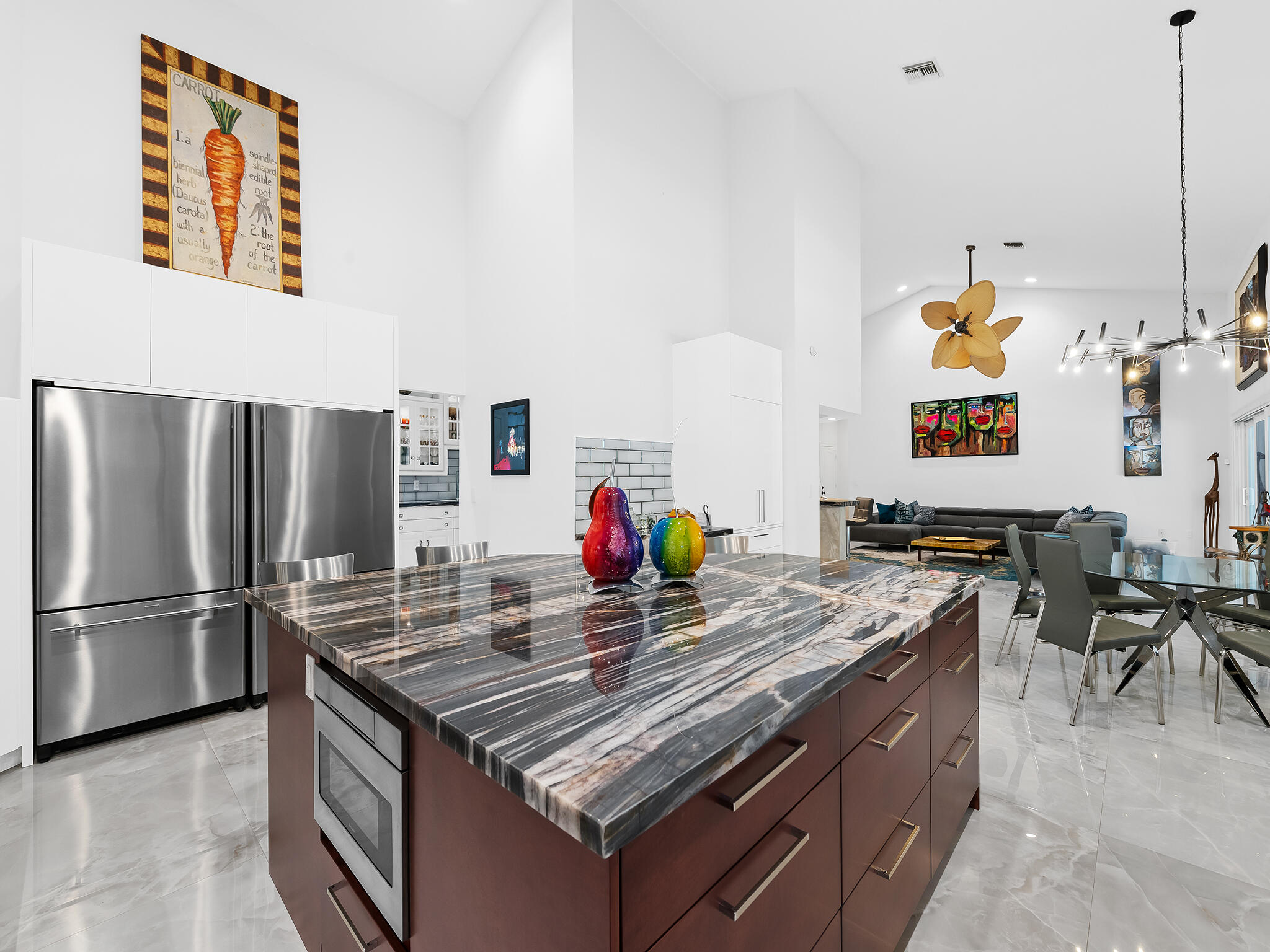 17888 Fieldbrook Circle East Boca Raton, FL 33496 - Photo 15 of 68 a kitchen with stainless steel appliances granite countertop a stove and a refrigerator
