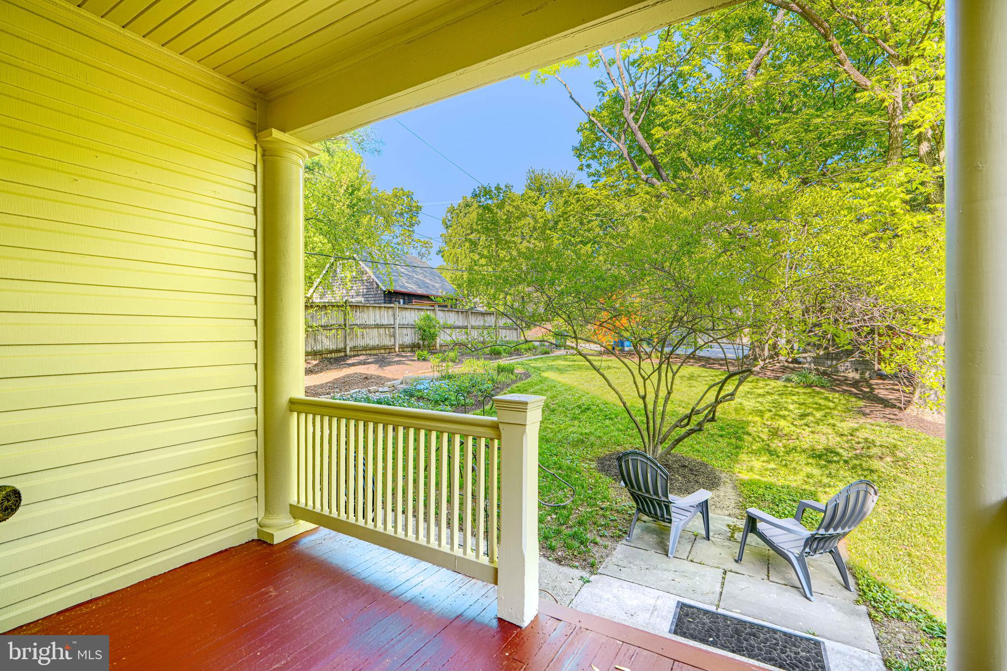 207 Hawthorn Road Baltimore, MD 21210 - Photo 34 of 123 Porch off dining room - view of back yard