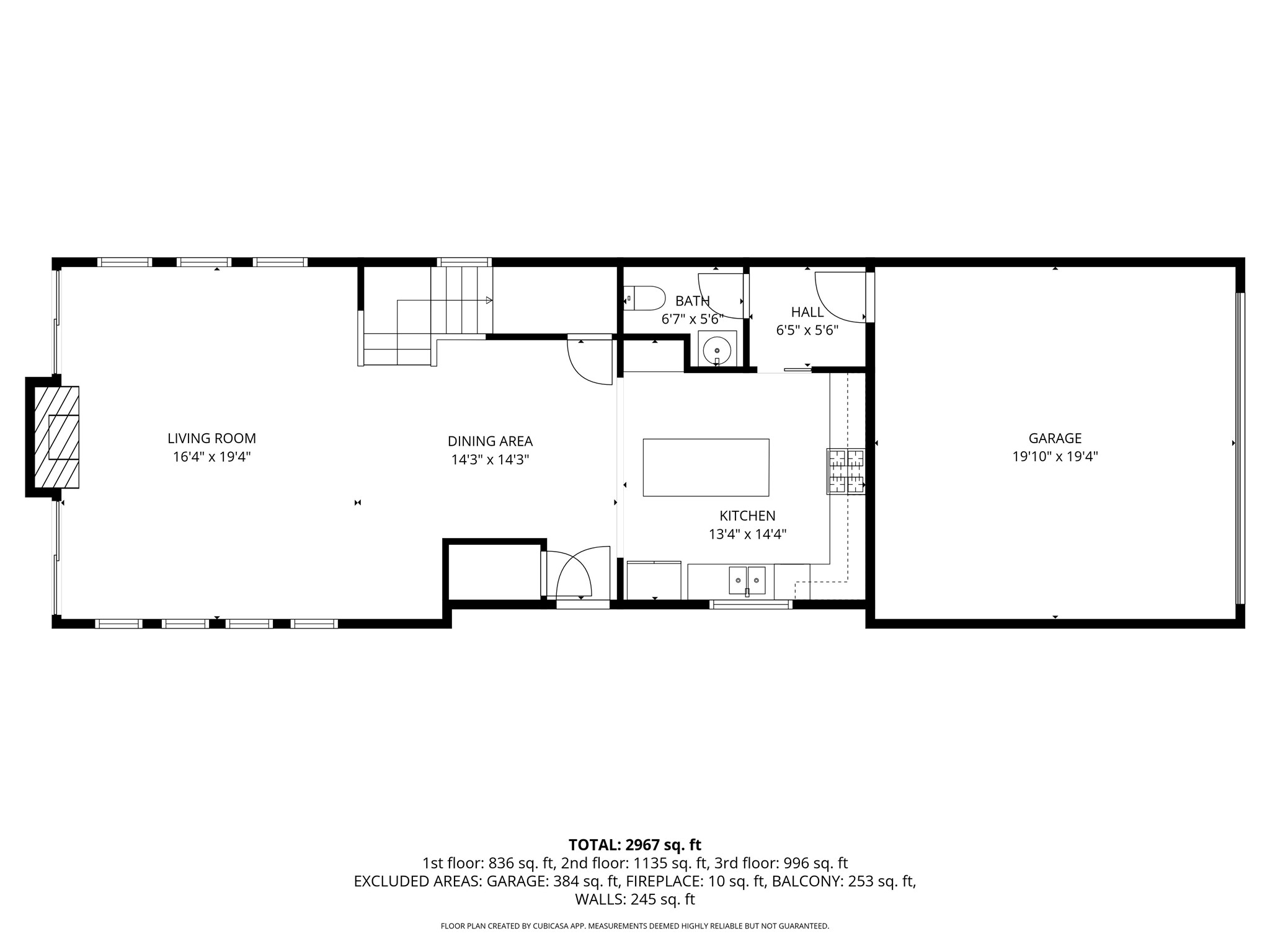 1235 West Bell Street, Unit A Houston, TX 77019 - Photo 36 of 38 a picture of a floor plan