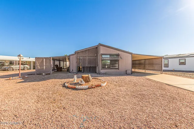 a house with a outdoor space