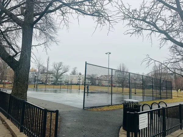 a view of outdoor space with seating area