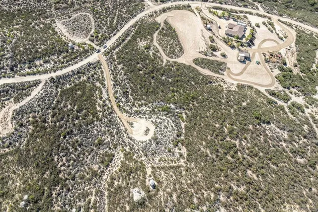 a view of city and mountain