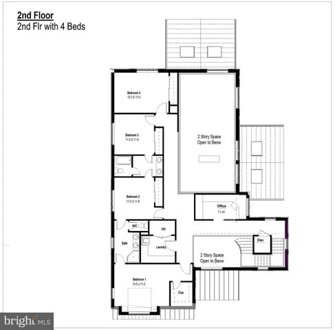 a view of a large white building