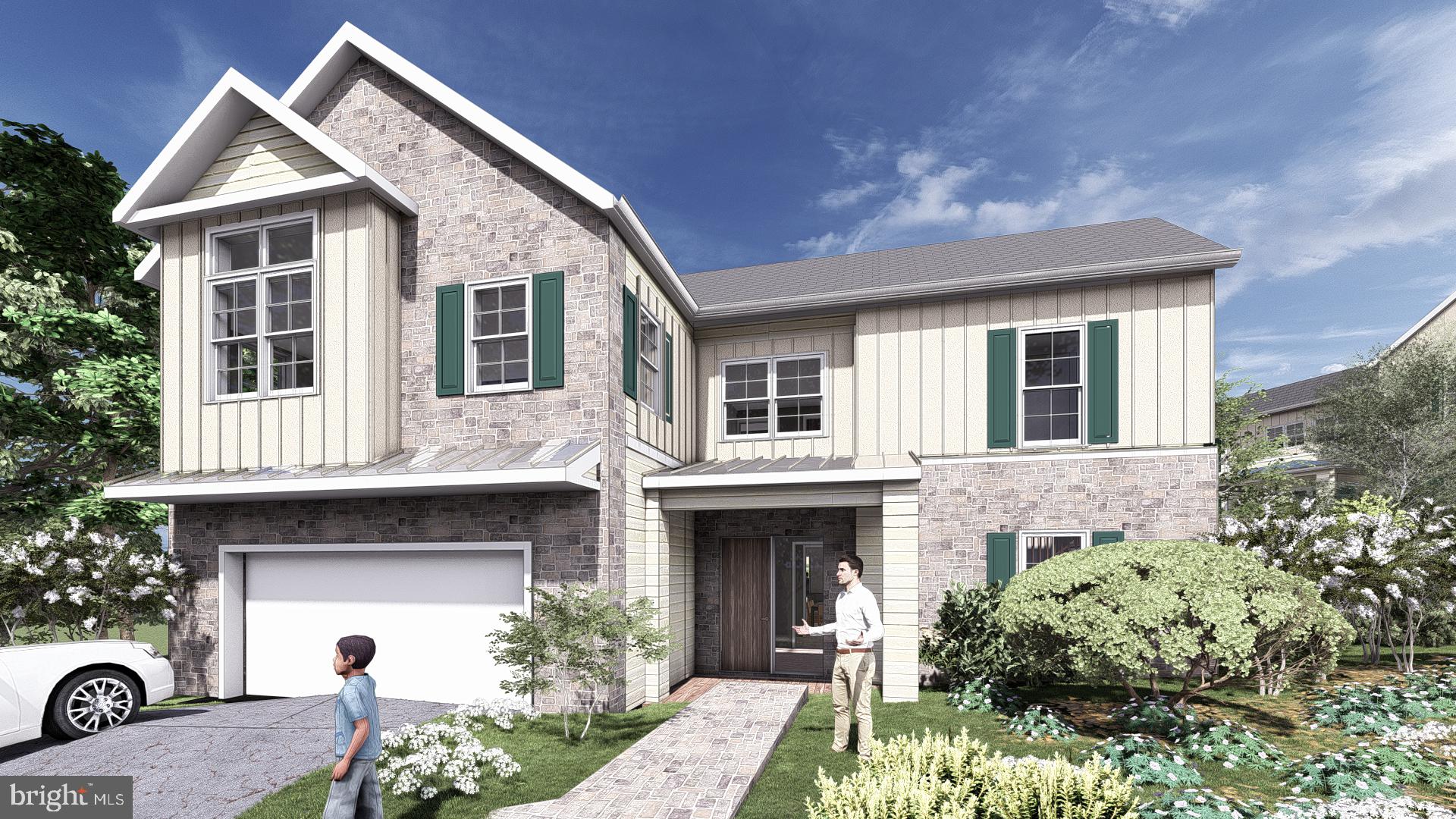 3609 Gradyville Road Newtown Square, PA 19073 - Photo 2 of 16 a front view of a house with a garden