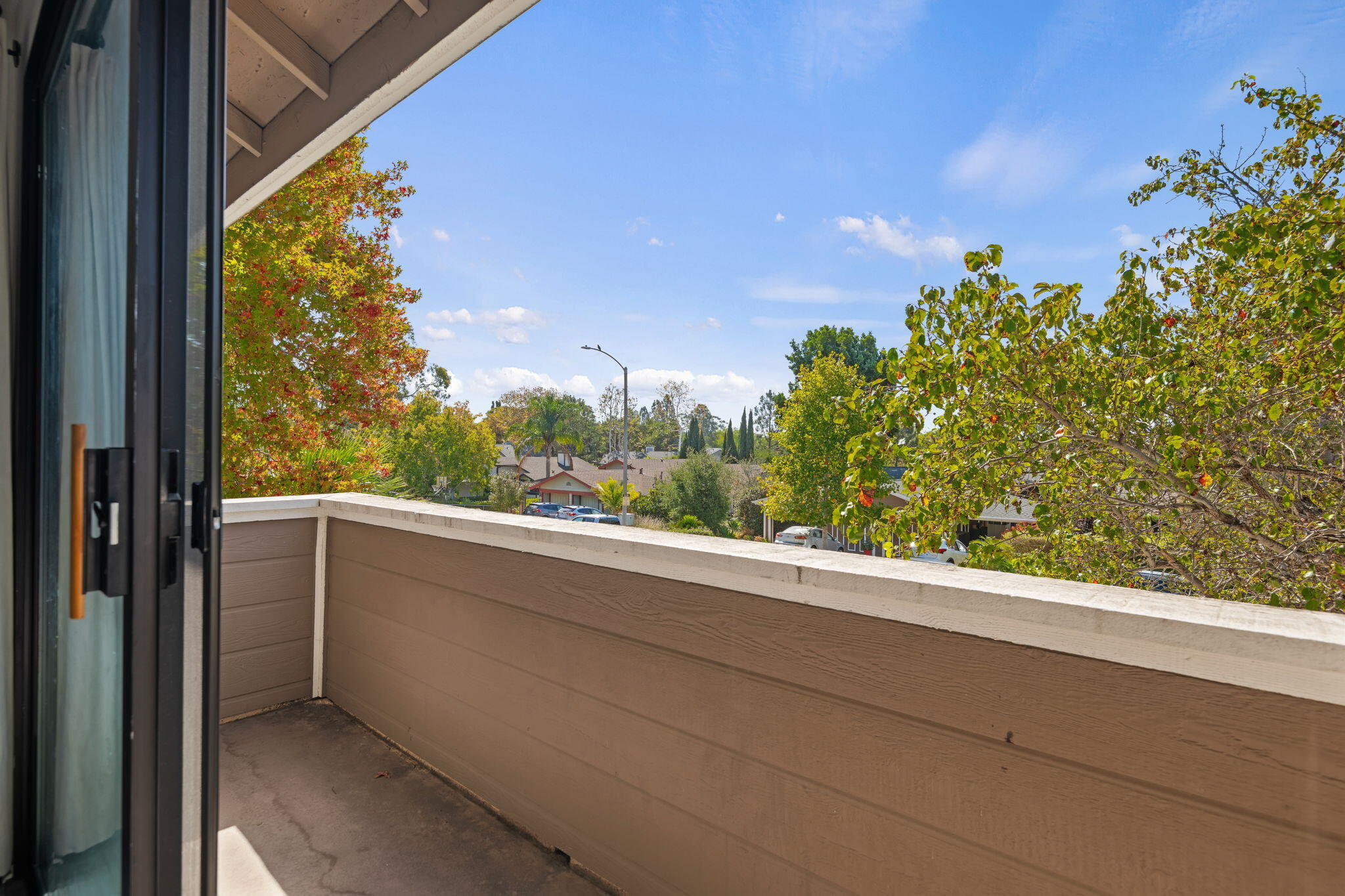 4018 Primavera Road, Unit A Santa Barbara, CA 93110 - Photo 6 of 29 Balcony off Living Room
