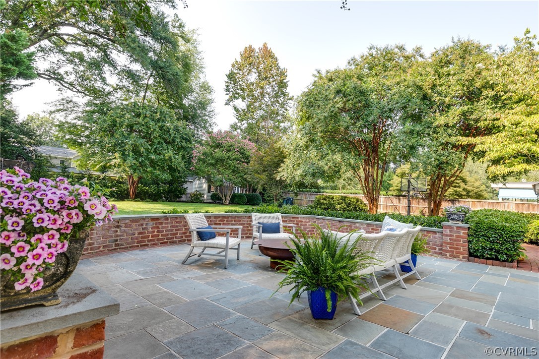 108 Penshurst Road Richmond, VA 23221 - Photo 45 of 50 Gorgeous brick and Bluestone Patio located off of Kitchen