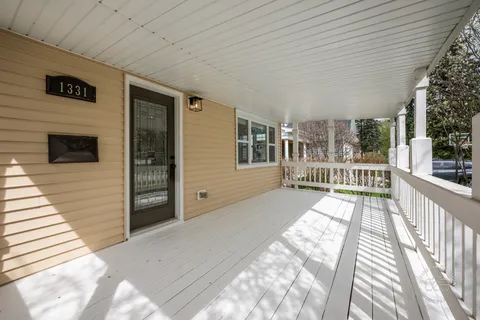 a view of a house with deck