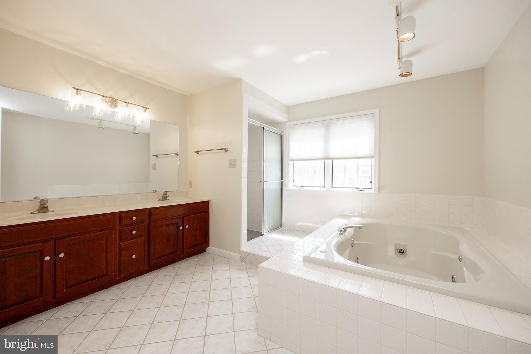 224 Cambridge Chase Exton, PA 19341 - Photo 20 of 40 Master Bath w/ stall shower/tub/double bowl vanity