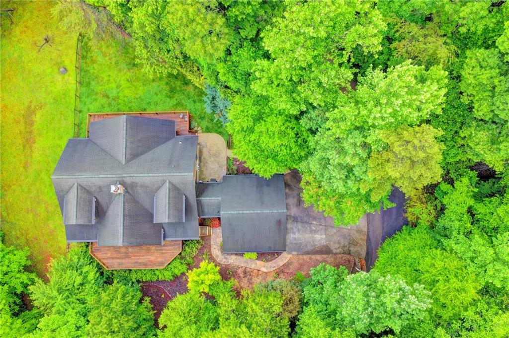 82 Walnut Grove Lane Tiger, GA 30576 - Photo 82 of 88 an aerial view of a house with a garden and a yard