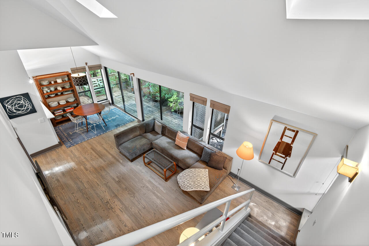 306 Spring Valley Road Carrboro, NC 27510 - Photo 14 of 38 living room fom above