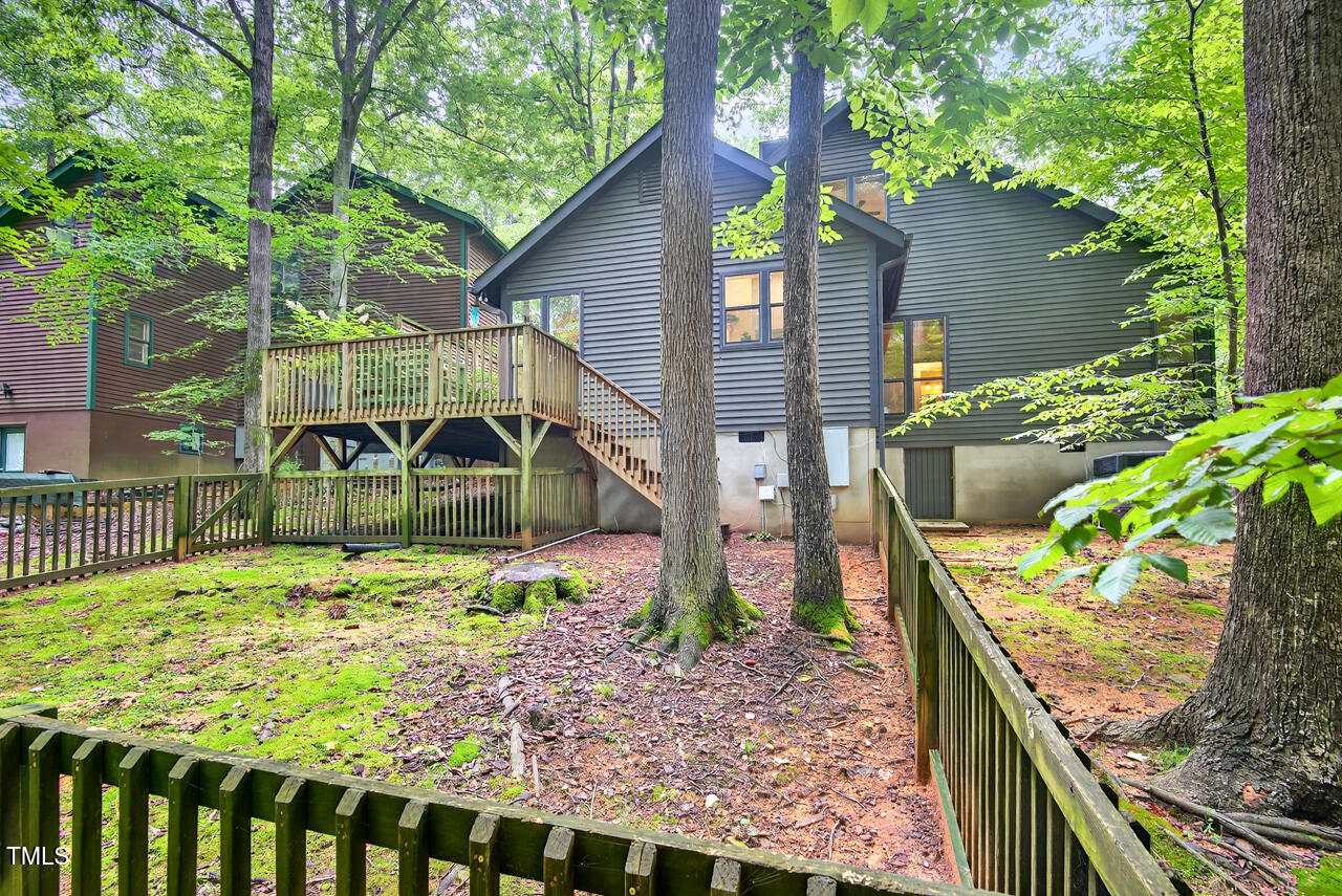 306 Spring Valley Road Carrboro, NC 27510 - Photo 31 of 38 backyard full viewto house