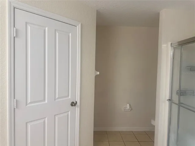 a view of a closet area