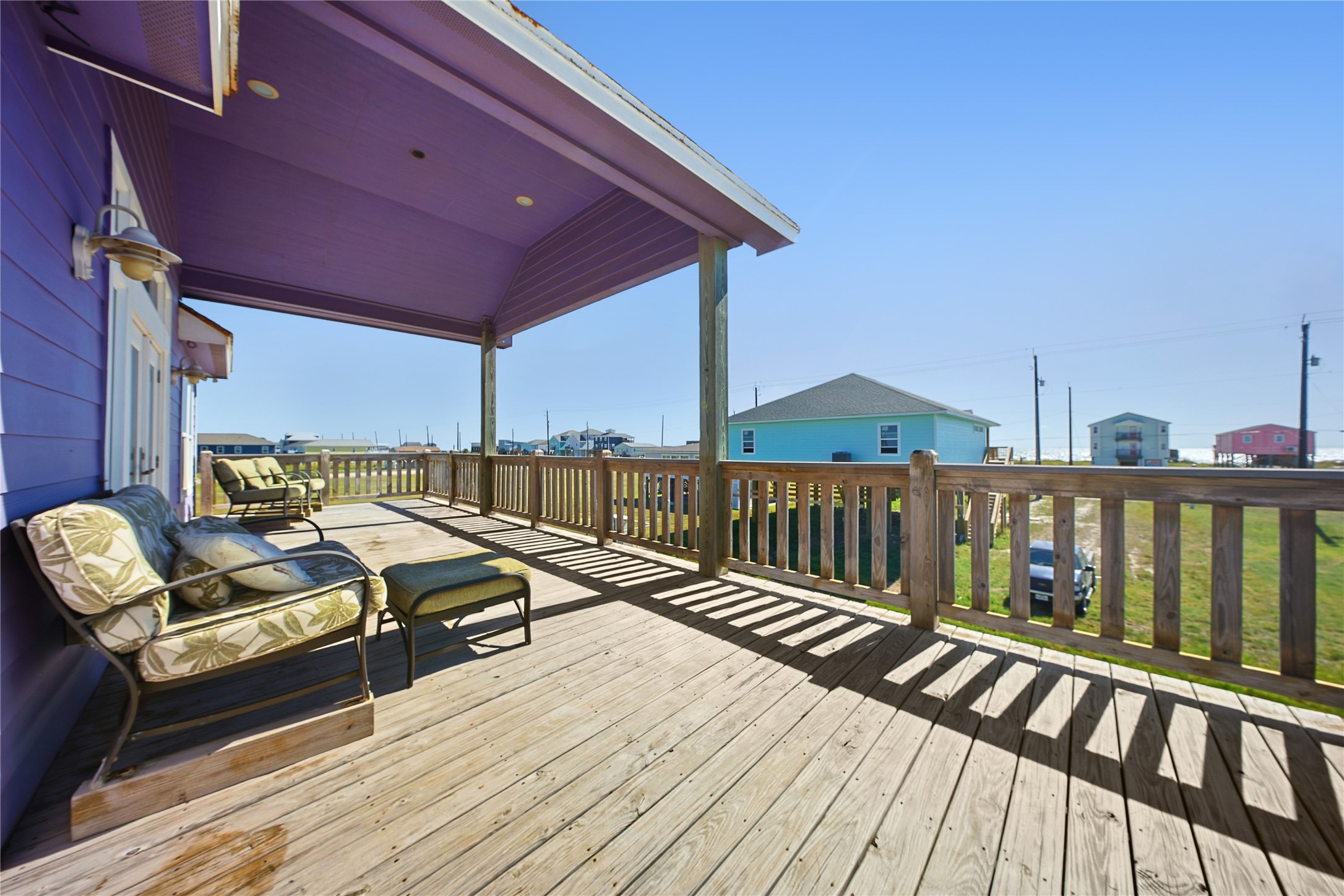 4414 Palm Street Freeport, TX 77541 - Photo 25 of 35 a view of a balcony with chairs