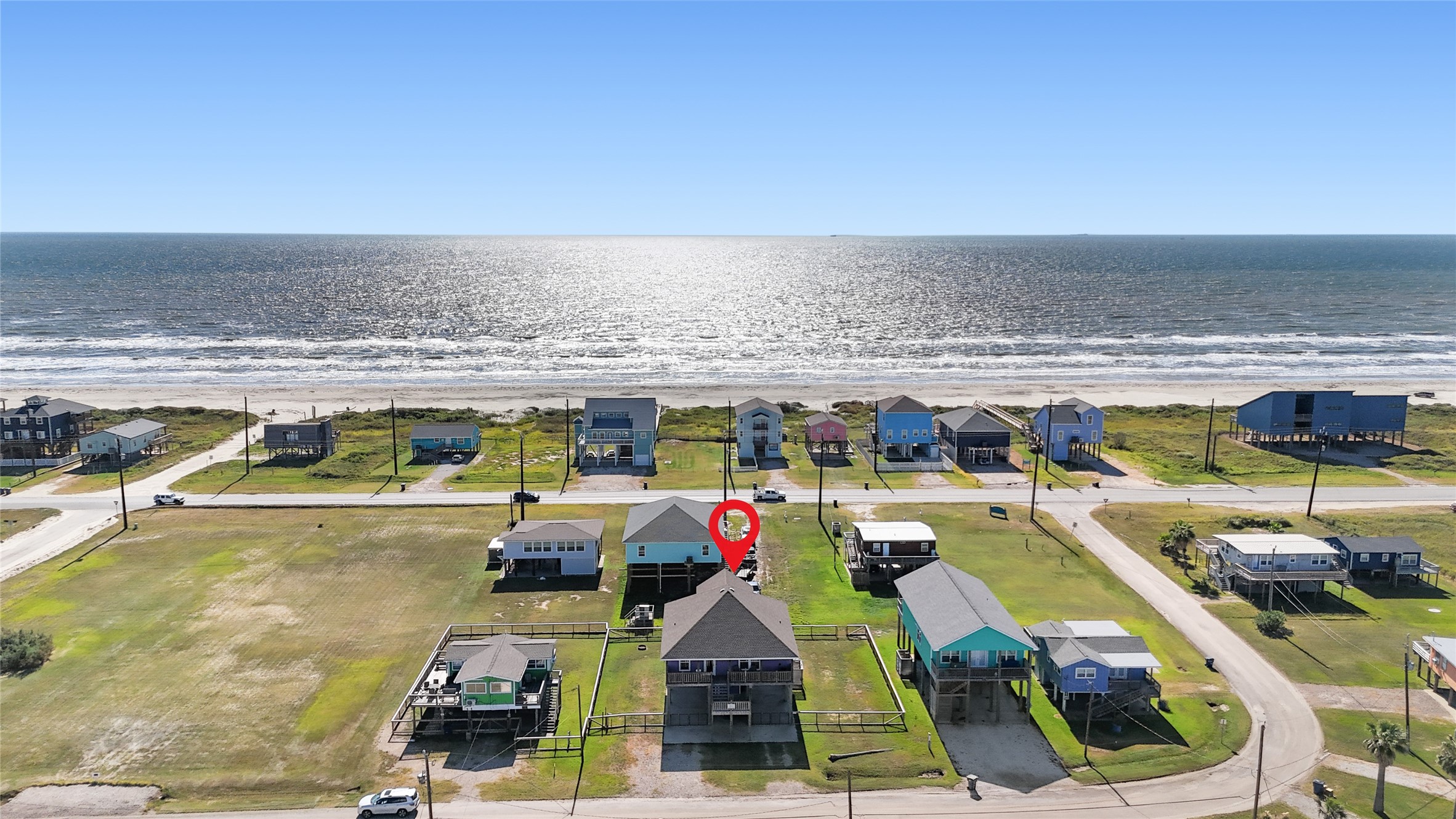 4414 Palm Street Freeport, TX 77541 - Photo 34 of 35 a view of swimming pool with outdoor seating and yard in the back